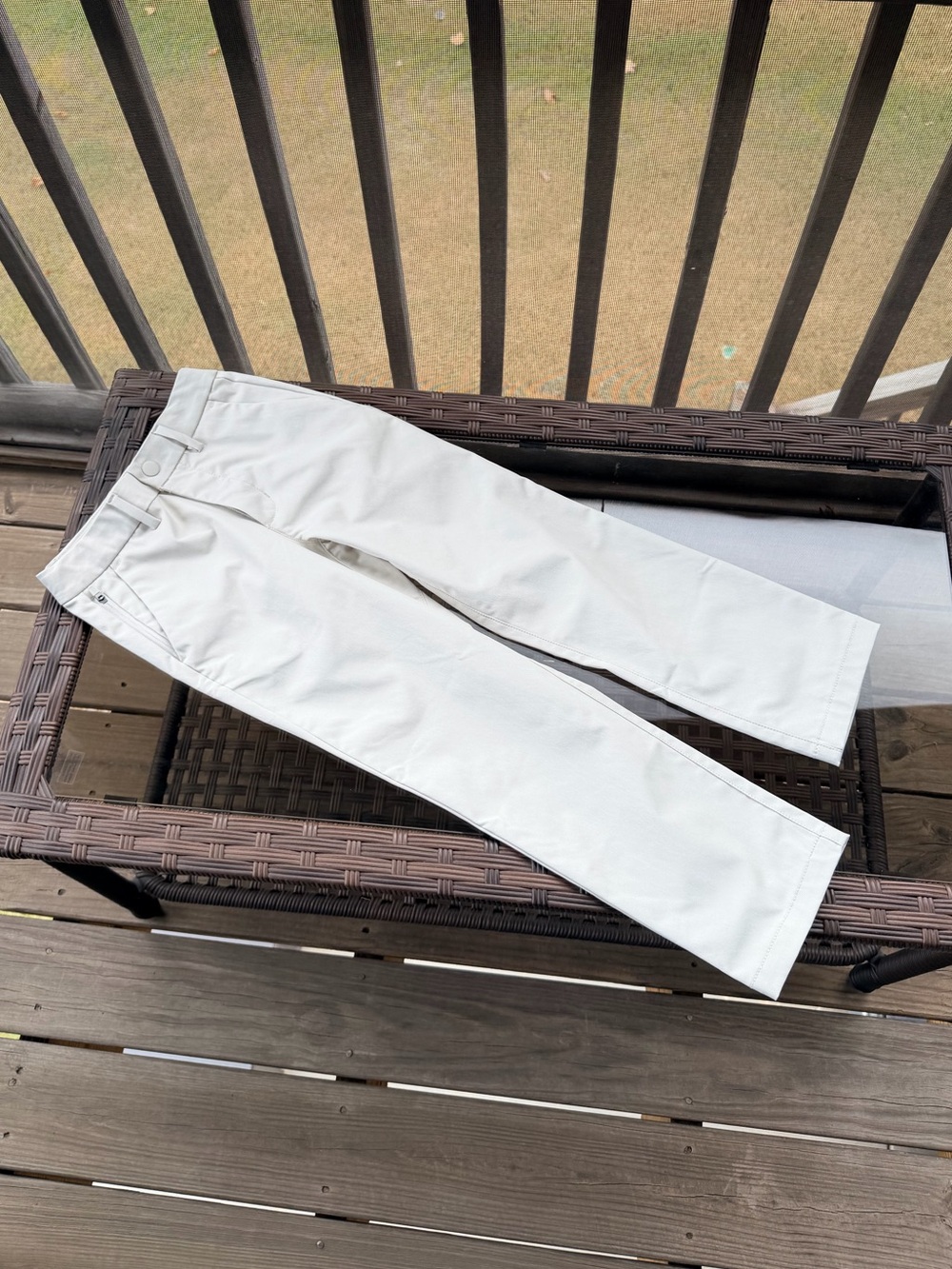 Gap Boys Classic Straight Leg Pants in Light Beige Size 8 Slim
